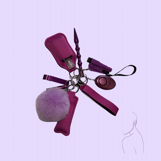 Self Defense Keychain How to Love a Battered Woman, LLC